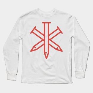 Three Nails of the Crucifixion Long Sleeve T-Shirt